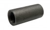 Stahlmuffe lang schwarz 1/2" - 60 mm - sandgestrahlte Oberfläche