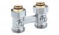 OV Heizkörper Hahnblock Multiflex F 3/4" ÜM x 3/4" AG Durchgang