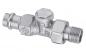 Heizkörper Rücklaufverschraubung absperrbar 1/2" x 15 mm, Dg. verni. Pressanschluss