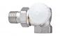 Heimeier Thermostatventil 1/2" V-exakt, Winkeleck vernickelt, Anschl. rechts
