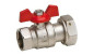 HSE Kugelhahn mit Flügelgriff IG 1/2" x Überwurf 3/4"