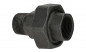 Temperguss Fitting schwarz Verschraubung (i/a) flach dichtend 3/4"