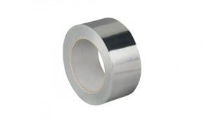 Aluminium Klebeband - schwer entflammbar, B: 50 mm, L: 50 m, Stärke 0,06 mm
