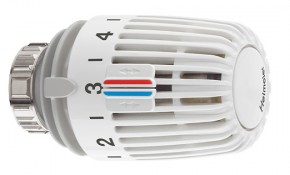 Heimeier Thermostat-Kopf K weiß, für Schwimmhallen