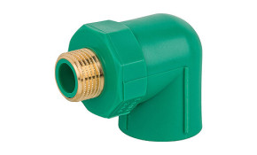 PPR Schweißfitting Winkel 90° AG 25 mm x 3/4"