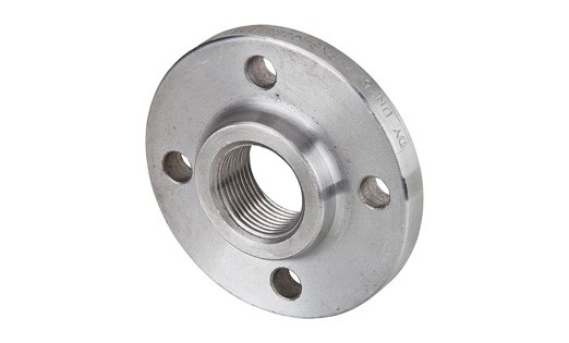 Stahl Gewindeflansch mit Ansatz, 4-Loch DN50 (2") - PN6 / DIN 2565