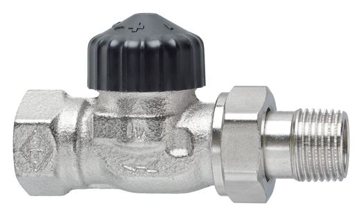 Heimeier Thermostatventil 3/8" Dg. Standard für umgekehrte Flussrichtung