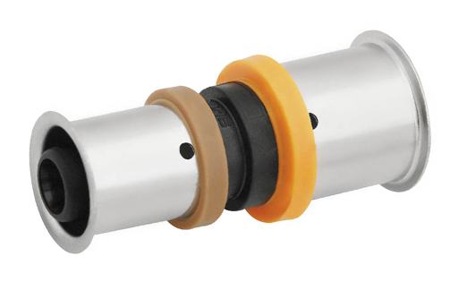 KAN-therm Pressfitting Muffe/Kupplung reduziert PPSU 32 x 26 mm