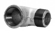 Temperguss Fitting verzinkt Winkel 90° (i/a) 1/2" - Nr. 92 - Bild 2