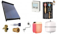 Solaranlage mit 1 x SunExtreme HD 30 Röhrenkollektoren (Trinkwasserwärmung)