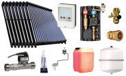 Solaranlage mit 8 x SunExtreme HD 20 Röhrenkollektoren (Heizungsunterstützung)