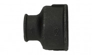 Temperguss Fitting schwarz Reduktionsmuffe (i/i) 2" x 1" - Nr. 240 - Bild 2