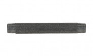 Temperguss Fitting schwarz Rohrdoppelnippel 1/2" x 130 mm