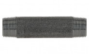 Temperguss Fitting schwarz Rohrdoppelnippel 1/2" x 90 mm