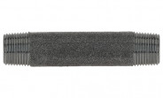 Temperguss Fitting schwarz Rohrdoppelnippel 3/4" x 100 mm