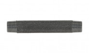 Temperguss Fitting schwarz Rohrdoppelnippel 3/4" x 130 mm