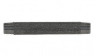 Temperguss Fitting schwarz Rohrdoppelnippel 3/4" x 180 mm