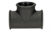 Temperguss Fitting schwarz T-Stück (i/i/i) 1 1/4" - Nr. 130 - Bild 2