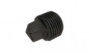 Temperguss Fitting schwarz Stopfen ohne Rand 1/2" - Nr. 291 - Bild 3